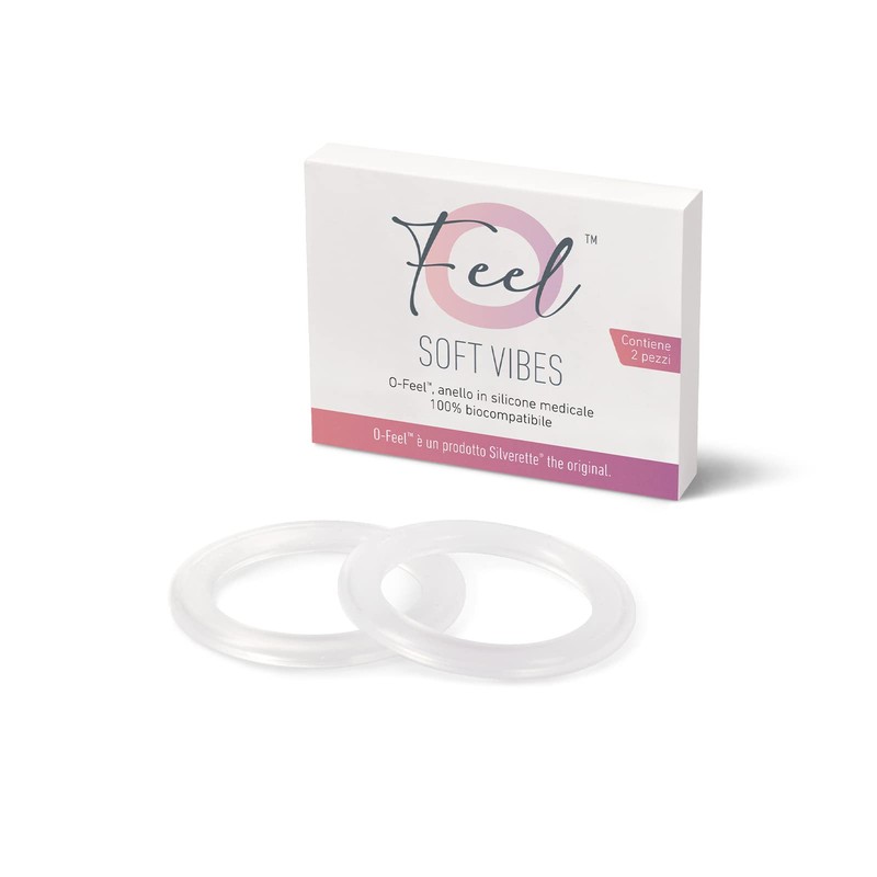 SILVERETTE The Original Silver Nursing Cups with O-Feel Silicon Ring