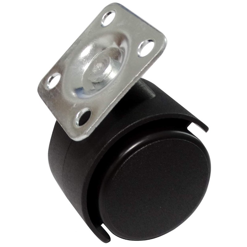 Aerzetix: 4 x Furniture Castors Swivel Diameter 40 mm Height