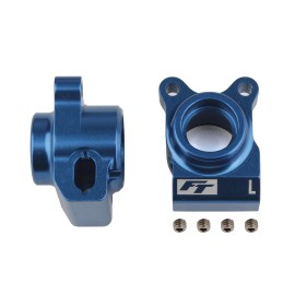 Team Associated ASC91877 Associated RC10B6.2 FT Aluminum Rear Hubs (Blue)