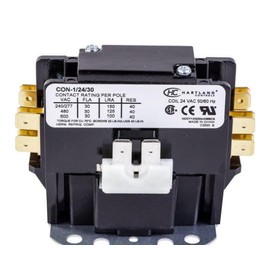 Hartland Controls Single Pole 30 Amp 24v Contactor