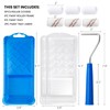 Mister Rui 2" Paint Roller Set, 2" Microfiber Fabric Cover*3,