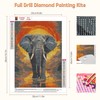 HEIBAGO 5D Elephant Diamond Painting Kits for Adults Kids, Full