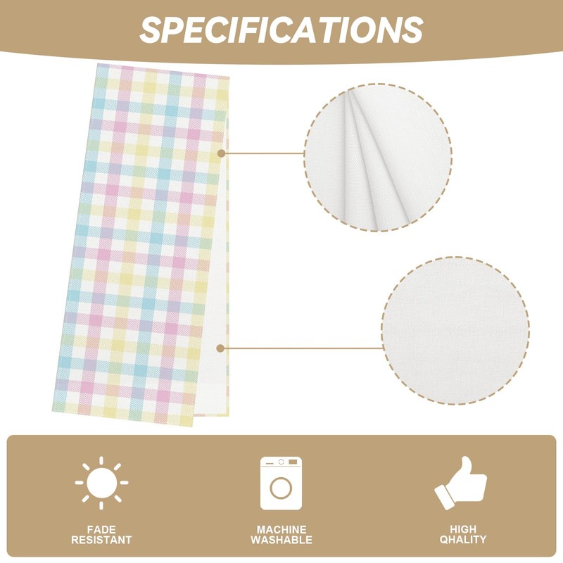 Buffalo Check Plaid Spring Table Runner Farmhouse Spring Summer Easter