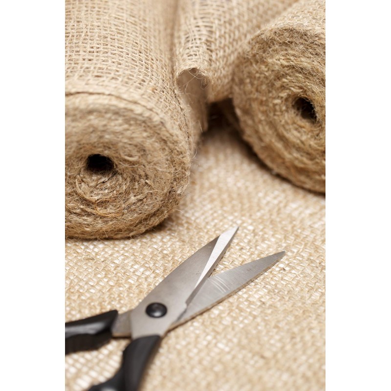 La cordeline JN28 Natural Jute Strip 10m, 22cm wide