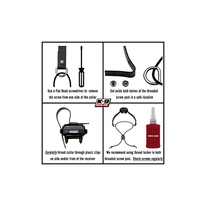 REDLINE K-9 Bungee All Weather E-Collar Strap fits 14 Inch