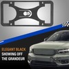 No Drill Front License Frame Compatible with Volvo V60 2015-2023
