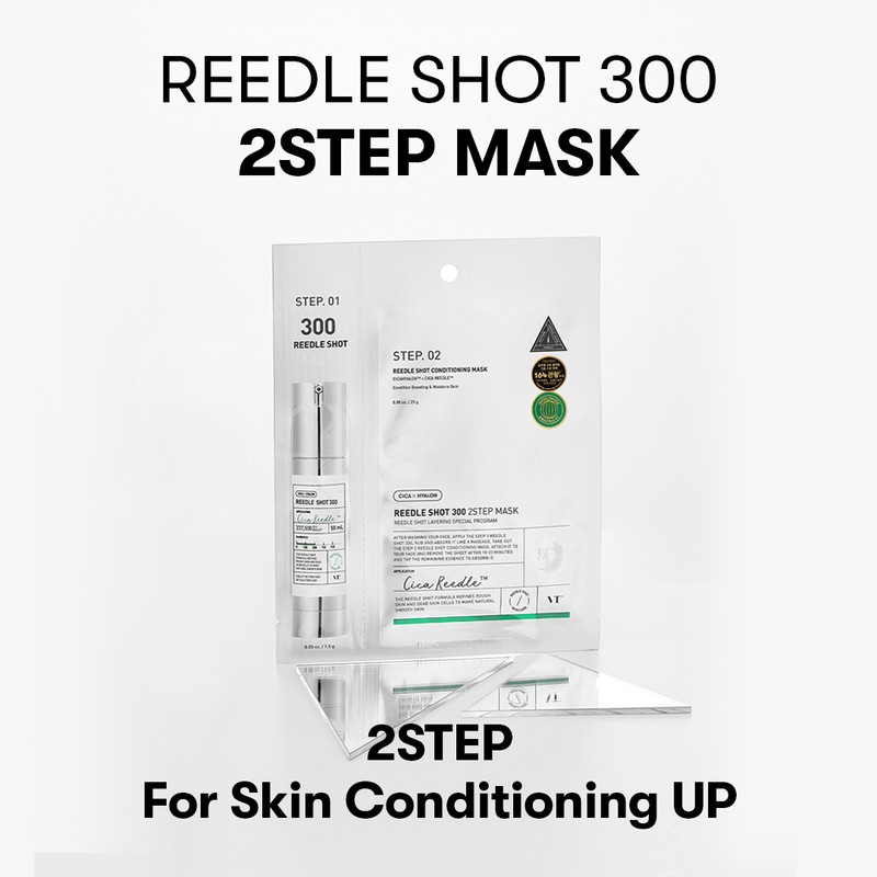 VT Cosmetics [VT Cosmetics]Reedle Shot 300 2-Step Mask (1ea)