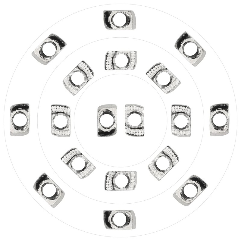 HELIFOUNER 100 Pieces 2020 Series M4 T Nuts, M4 T