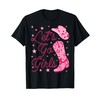 Let's Go Girls Groovy Country Cowgirl Hat Boots Bachelorette T-Shirt
