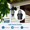 DEWENWILS Light Sensor Socket, E26 E27 Dusk to Dawn Sensor
