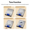 Digital Food Scale 15kg/33lb Rechargeable Digital Kitchen Scale with LCD