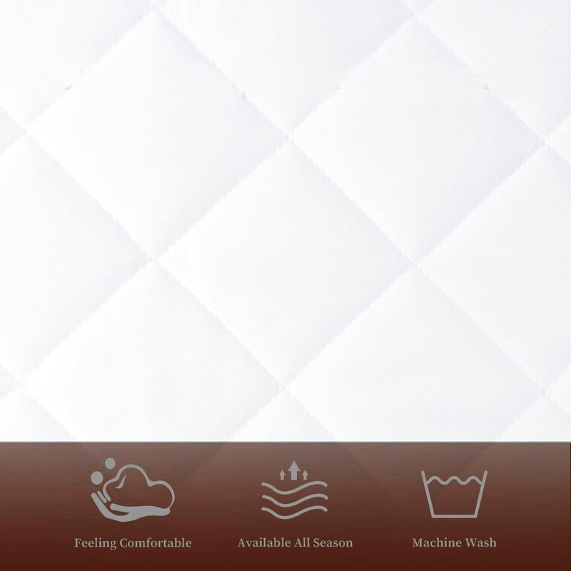 Quilted Waterproof mattress protector Small Double Bed - Super Absorbent