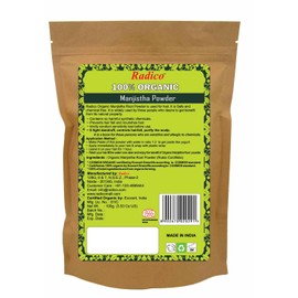 Radico Manjistha Root Powder 100 g (Organic, Vegan)