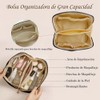 Bolsa de Cosmeticos Viaje, Neceser Maquillaje Impermeable, Makeup Bag Portátil,