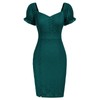 Women's Dark Green Mini Lace Bodycon Dresses Summer Off Shoulder