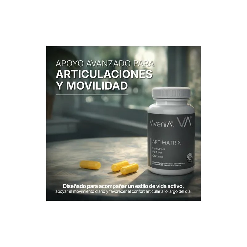 Vivenia Artimatrix Cúrcuma Msm Pea In Soporte Articulaciones