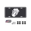 The Rolling Stones license plate metal wall sign front tag