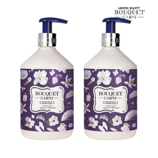 Bouquet Garni Deep Perfume Body Lotion Vanilla Musk Scent 520ml
