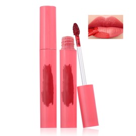 Ursoulney Peel Off Lip Gloss - Long-Lasting Moisturizing Waterproof Peel Off Lip Stain Transfer-Proof with Matte Finish Stay on All Day (Red, 1 PCS)