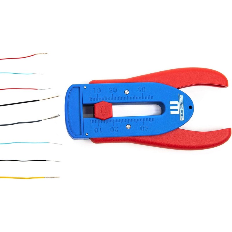 WEICON Precision Wire Stripper S, Stripping Tool for fine Wires/Conductors,