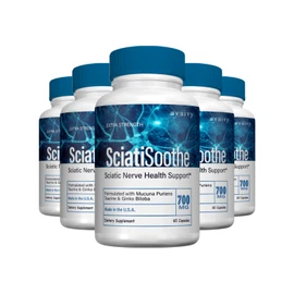 SciatiSoothe - Sciati Soothe Advanced Pill Formula (5 Pack, 300 Capsules)