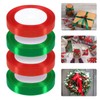 Alintor 100 Yards Red Green Ribbon, Christmas Ribbon for Gift
