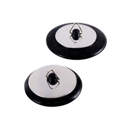 Handy Hardware 2pc Multi Fit Bath & Sink Plug 60mm & 75mm Universal Bathtub Stopper,Bathroom Sink Drain Plug, Universal Drain Stopper Bath Plug for Kitchen Bathtub Sink Drains