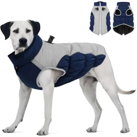 Chaleco para Perro, Chaquetas para Perros Impermeables y Cortaviento, Ropa para Perro con Detalles Reflectantes, Chamarra para Perro Ideal para Perros Medianos y Grandes en Climas Fríos (4X-Large)