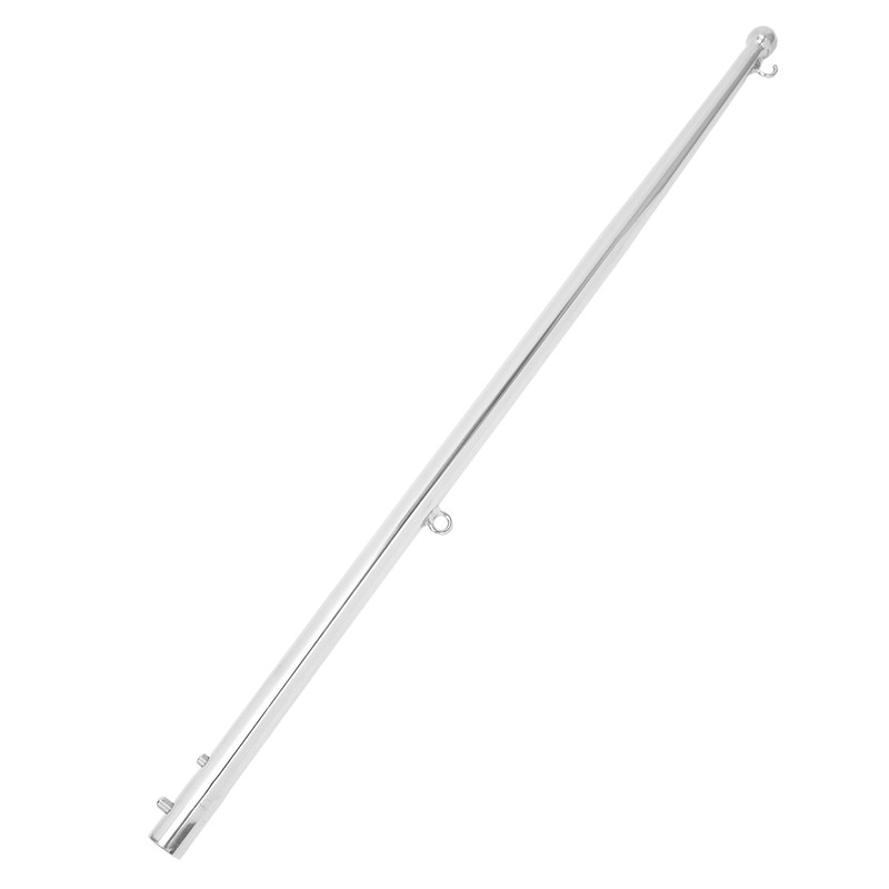Flag Pole 610mm Stainless Steel Weather Resistant Rustproof Marine Flagpole