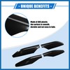 A ABSOPRO 4pcs Car Roof Rack Side Rails End Cover