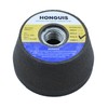 HONGUIS 3 Inch Green Silicon Carbide Grinding Stone Wheel,Flaring Cup