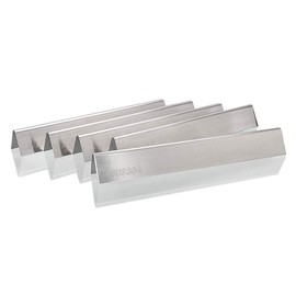 QuliMetal 17.5" SUS-304 Flavor Bars for Weber Genesis 300 E310 E320 E330 S310 S330 (with Front Control Knobs), Heat Plate Shield Replaces Weber 7620 7621