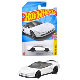 Hot Wheels HXR29 Basic Car '90 Acura NSX Vehicle Toy Mini Car 3 Years Old and Up White