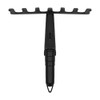 Zenport J4007 Soil Rake Attachment, Garden Multi Tool, Black
