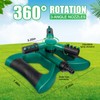 UNIFUN UNIFUN Sprinkler for Yard, Rotating Water Garden Sprinkler for