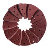EETools 50Pcs P40 Grit Triangle Sanding Pads Hook and Loop