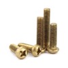 CONPHERON Brass Cross Round Head Screws Brass Screws Machine Screws