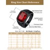 Bestyle Chunky Band Ring for Men, Stainless Steel Ring with