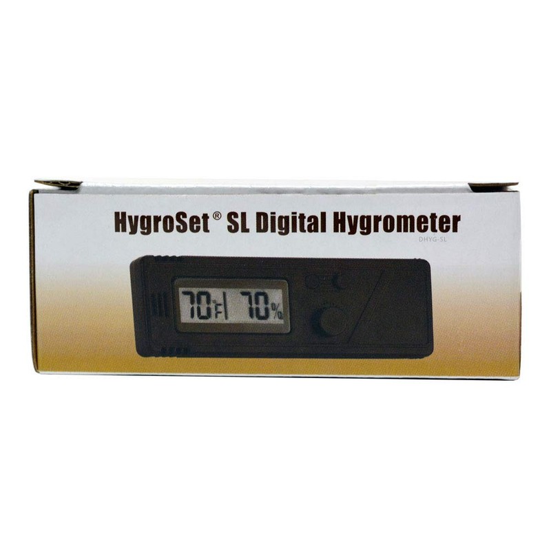 Hygroset Slim Line Digital Hygrometer