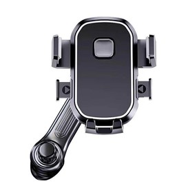 AERRYORD Car Truck Phone 360° Rotation Mirror Holder Fold Cradles, Phone Holder Mount for Car Unobstruction Air Vent Universal Stand Cell Phone Car Accessories Holder with Long Metal Hook Clip