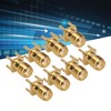 100Pcs RF Coaxial Cable Adapter Female Coax Line Connector Base