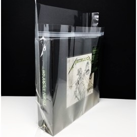 Sleevie Wonder 3XL Box Set Sleeves (x25) 2mil Resealable Clear Plastic Outer Covers Poly Bags for 33rpm LP Vinyl Record Album Boxset XXXL (+1 Free Dj Sticker)