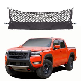 Envelope Style Upgraded Cargo Net Compatible with Nissan Frontier Pickup 2025 2024 2023 2022 2021 2020 2019 2018 2017 2016 2015 2014 2013 2012-2000 Trunk Car Tailgate Netting