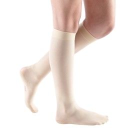 Medi Sheer&Soft Knee High 8-15mmHg Closed Toe, S, NATURAL