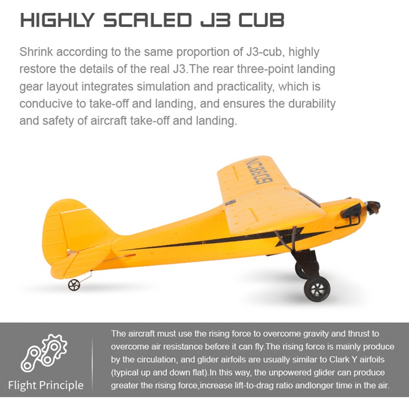 Remote Control Airplane 3D/6G Remote Control Plane 2.4GHz Gliding Aircraft