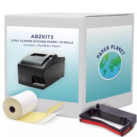 PaperPlanet Kitchen Printer Paper for Clover Kitchen Receipt Printer (Star SP700 Ink Prin...