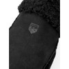 Hestra Men's Sheepskin Mitt Gloves Black 6
