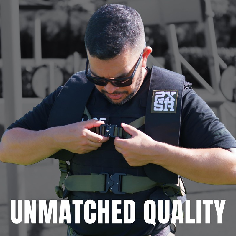 2XSR Pull Sled Harness with Drag Strap for Fitness Strength