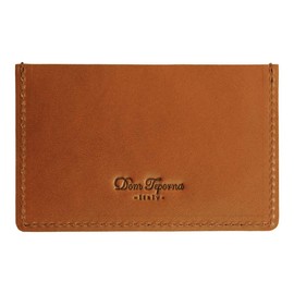 Dom Teporna License My Number Card, Premium Card Case, RFID Skimming Prevention, Thin, Security Prevention, Blindfold Cover, Genuine Leather, Thin Case, Pass, License Holder, darkbrown