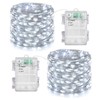 LIGHTOP Fairy Lights Battery Operated String Lights 2 Pack 100